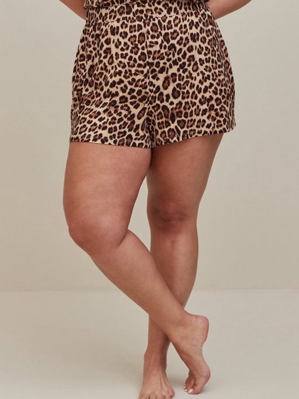 🌿4/$25 • Torrid Super Soft Leopard Sleep Shorts